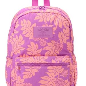 ALOHAS Pink and Orange Backpack